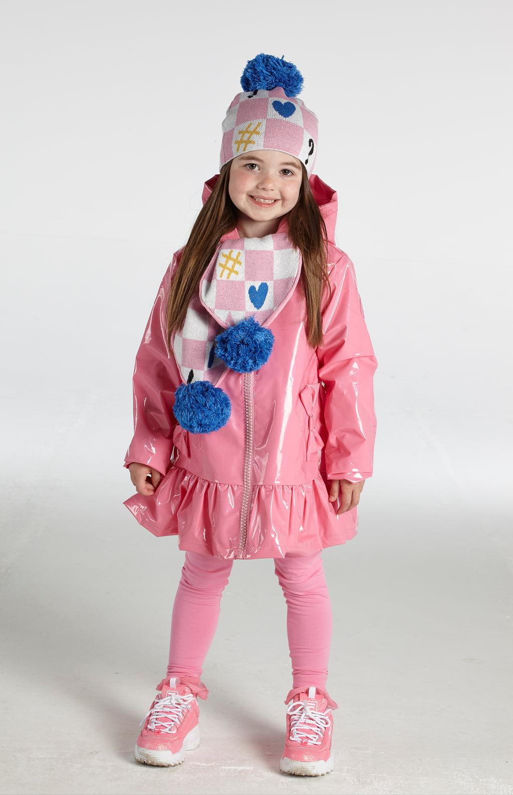 AW21 A DEE Girls Shirley Newspaper Knitted Hat