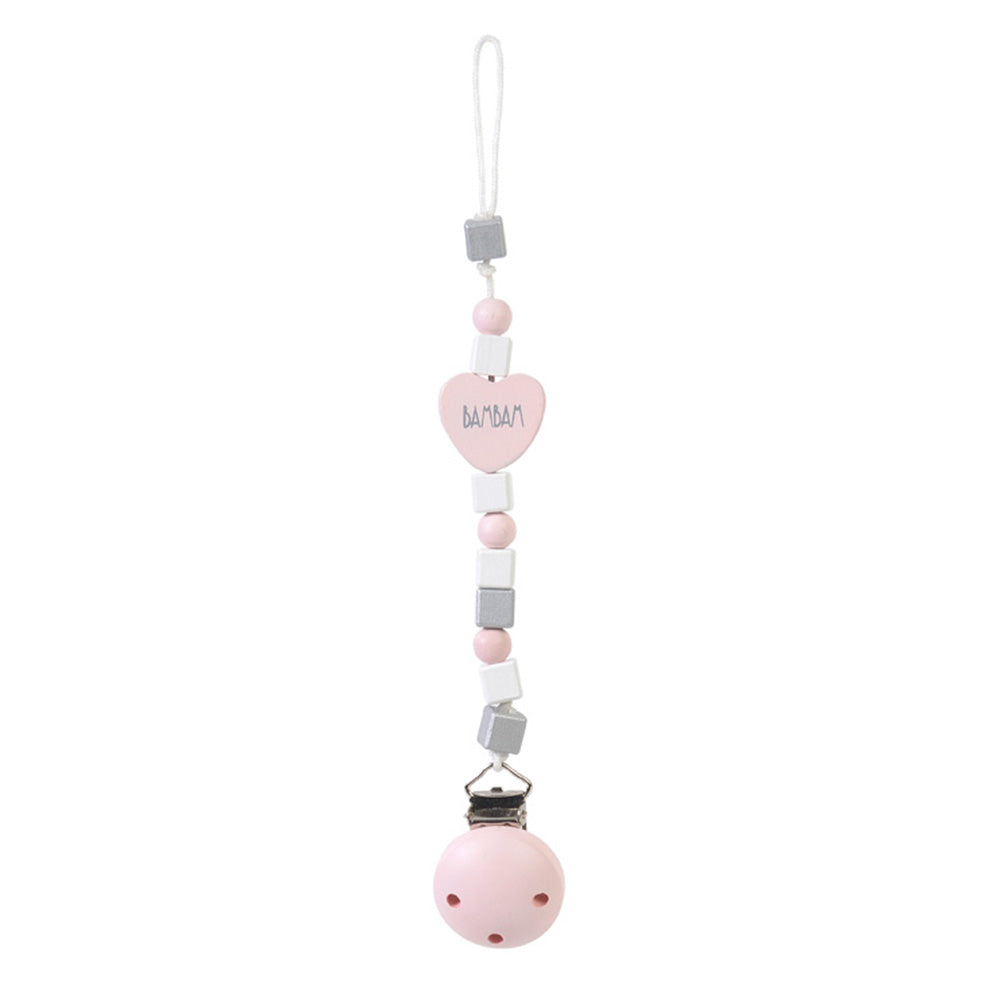 BamBam Wooden Dummy Clip - Pink