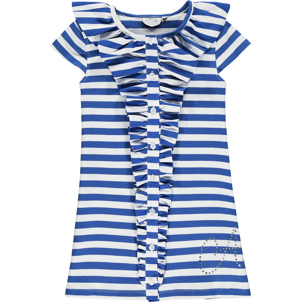 A-Dee Latoya Stripe Middle Frill Dress