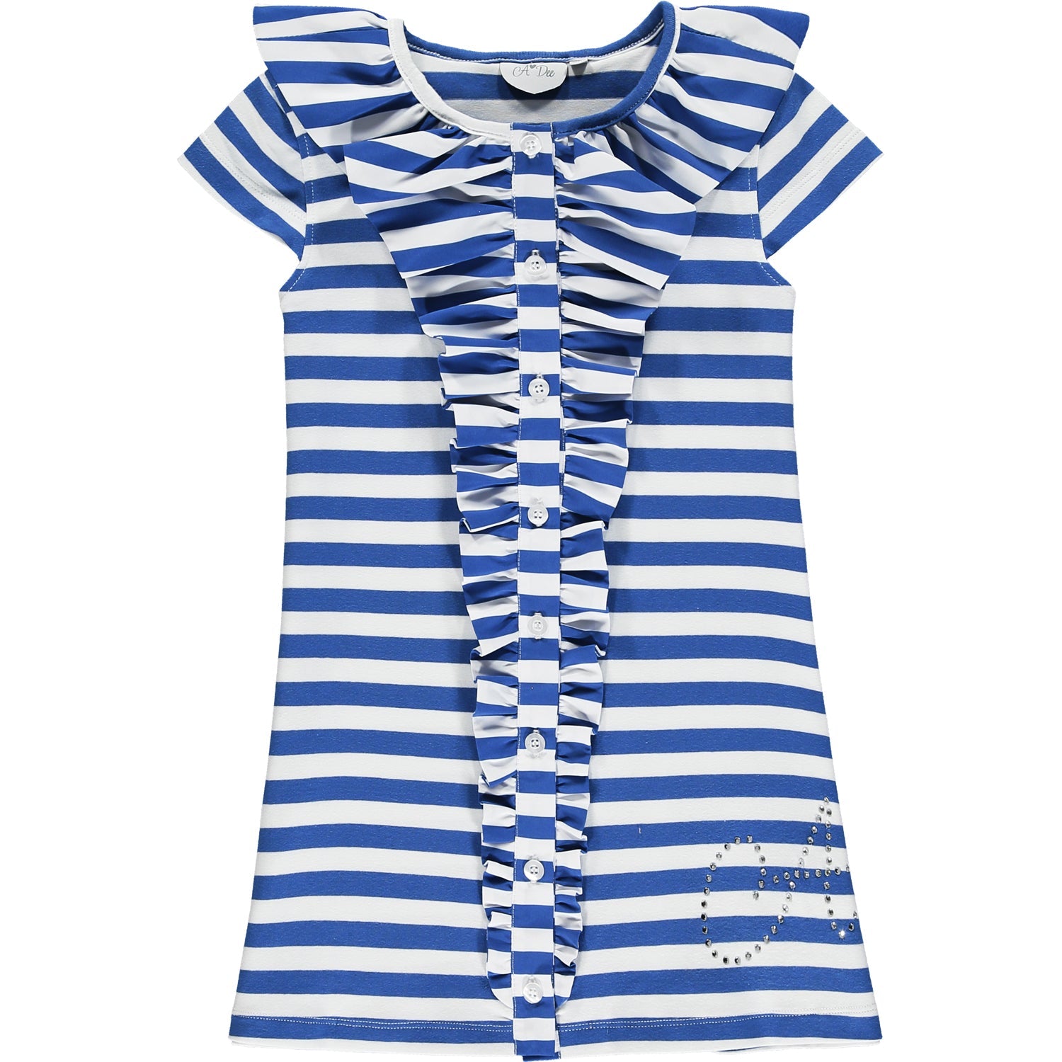 A-Dee Latoya Stripe Middle Frill Dress
