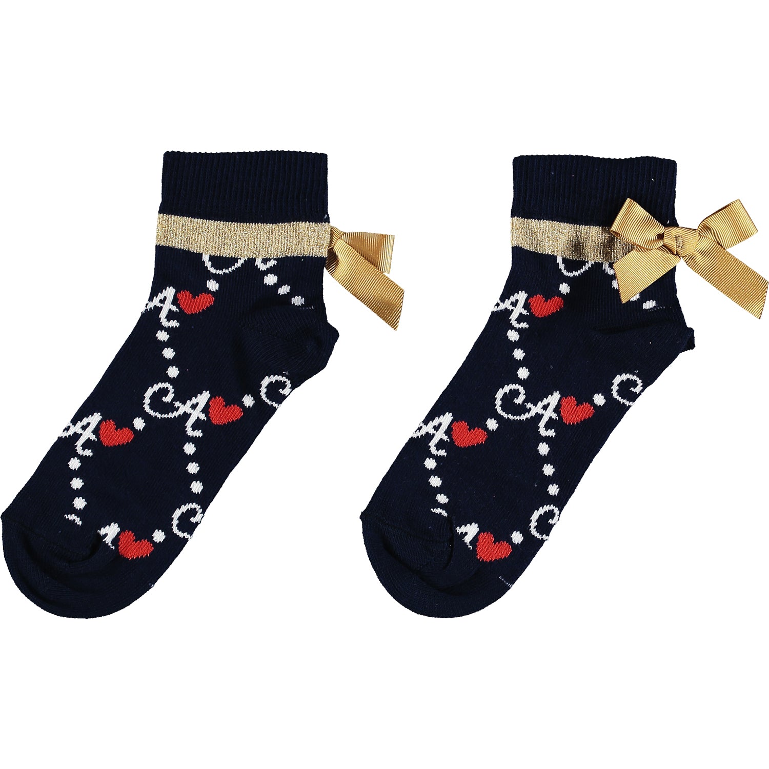 A-Dee Madeline A Print Ankle Socks
