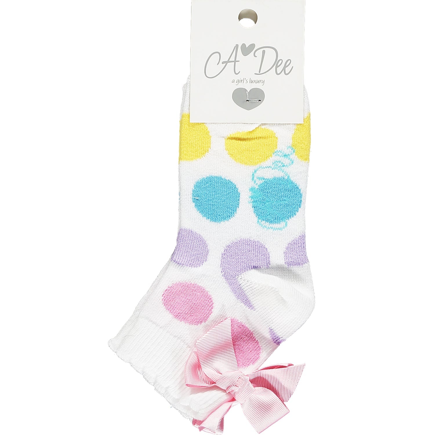 A-Dee Nigella Dotty Ankle Socks