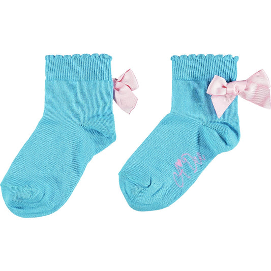 A-Dee Nic Blue Jewel Ankle Socks