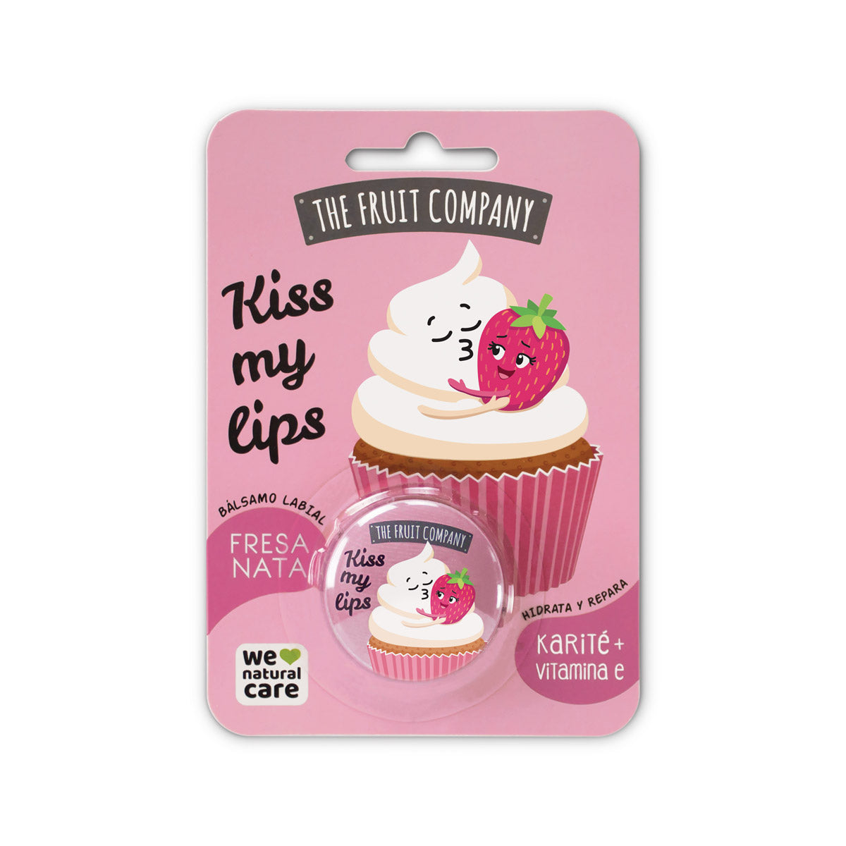 The Fruit Company Lip Balm - Strawberries & Cream