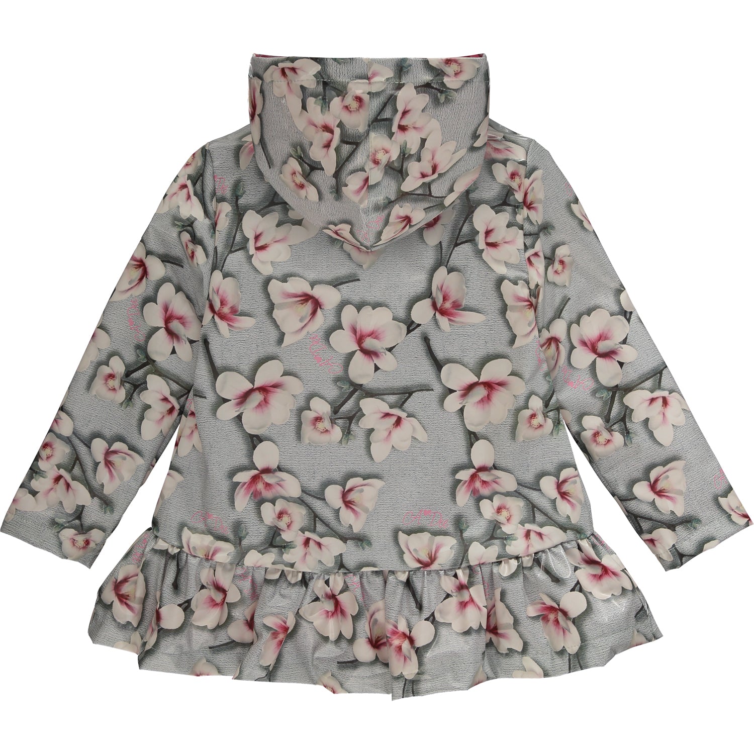 AW21 A DEE Girls Piper Grey Magnolia Raincoat