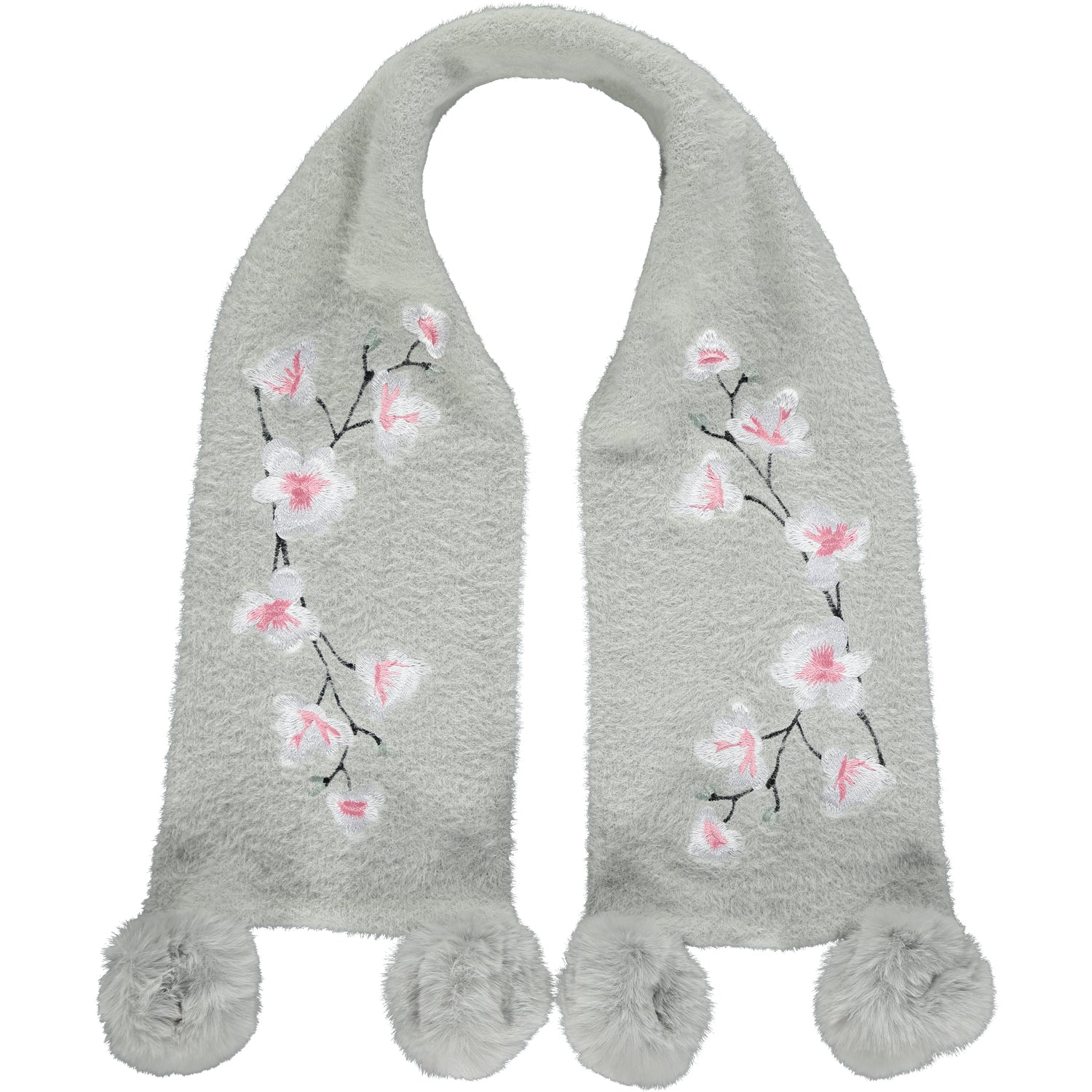 AW21 A DEE Girls Polly Magnolia Knitted Scarf