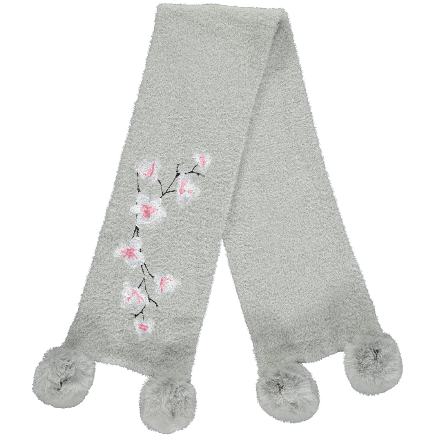 AW21 A DEE Girls Polly Magnolia Knitted Scarf