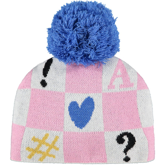 AW21 A DEE Girls Shirley Newspaper Knitted Hat