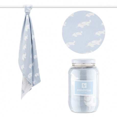 Cambrass Elephant Baby Blanket - Blue 1