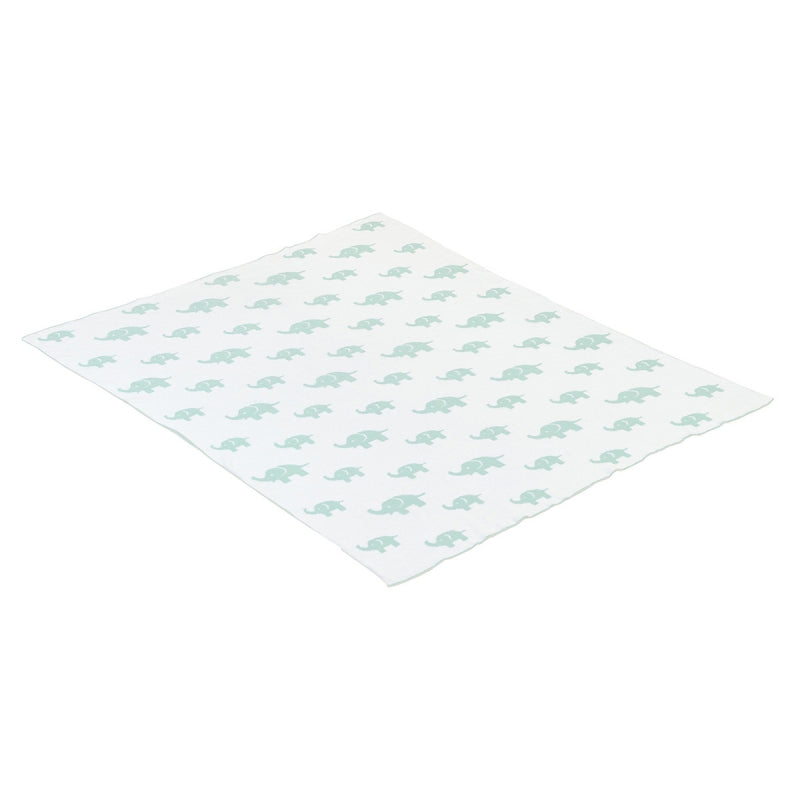 Cambrass Baby Blanket - Mint Elephant 2