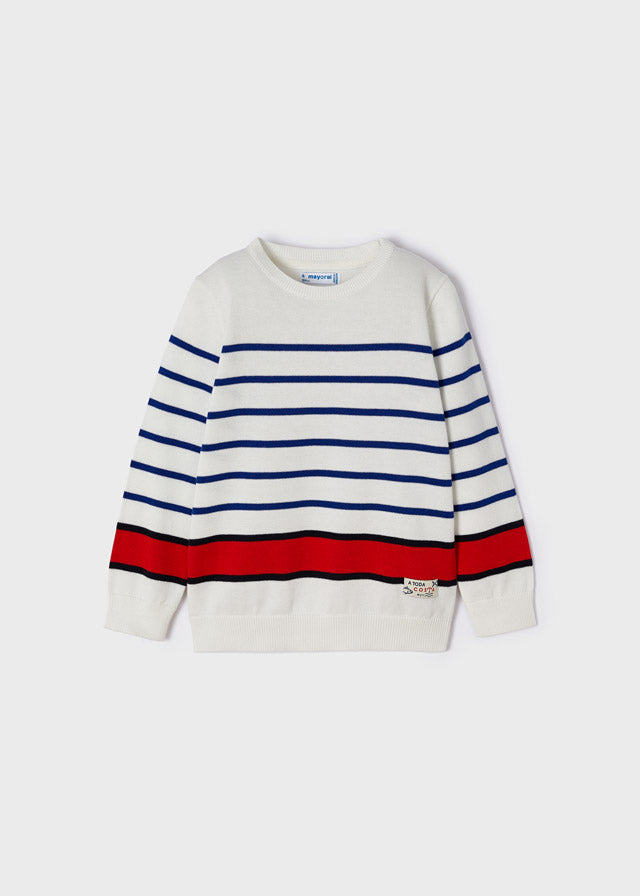SS22 MAYORAL Boys Nautical Colour Block Jumper - 3337