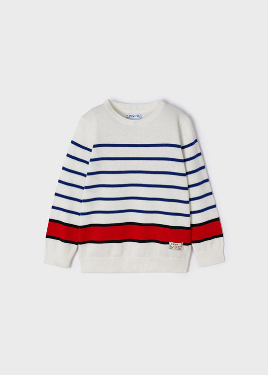 SS22 MAYORAL Boys Nautical Colour Block Jumper - 3337