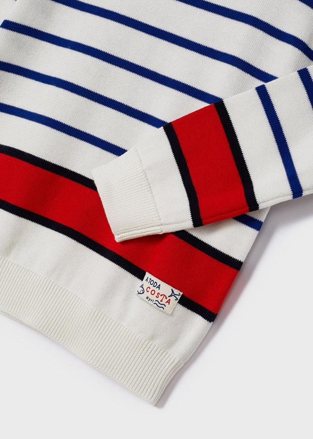 SS22 MAYORAL Boys Nautical Colour Block Jumper - 3337