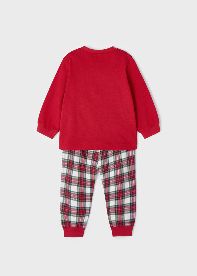 AW22 MAYORAL Mini Girls Tartan Pyjamas - 2718