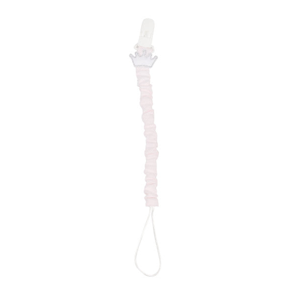 SS22 BABY GI Crown Pink Dummy Clip