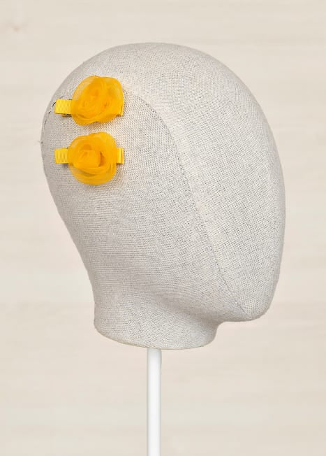 SS23 ABEL & LULA Girls Limon Organza Hair Clips