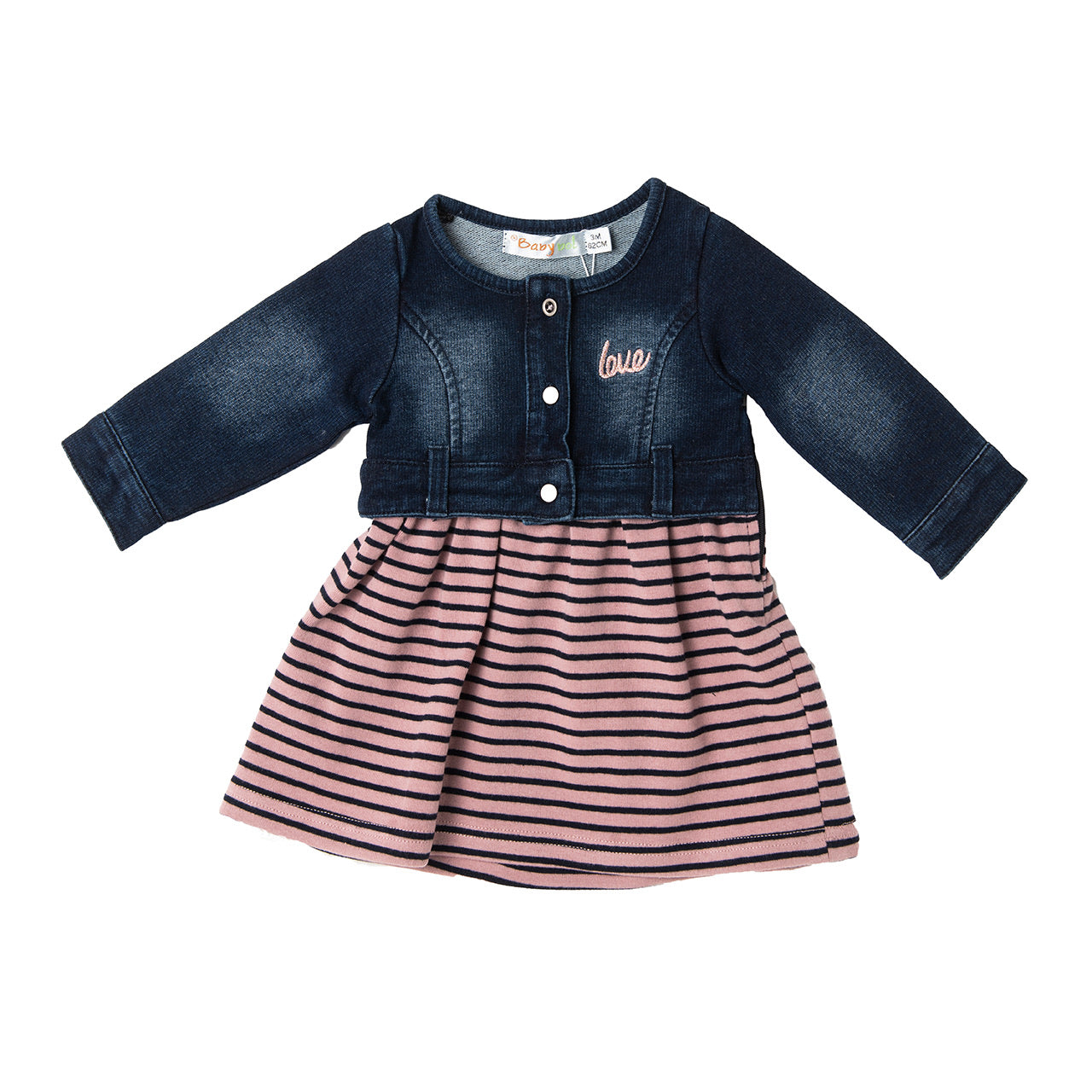 AW20 Babybol Denim & Pink Dress