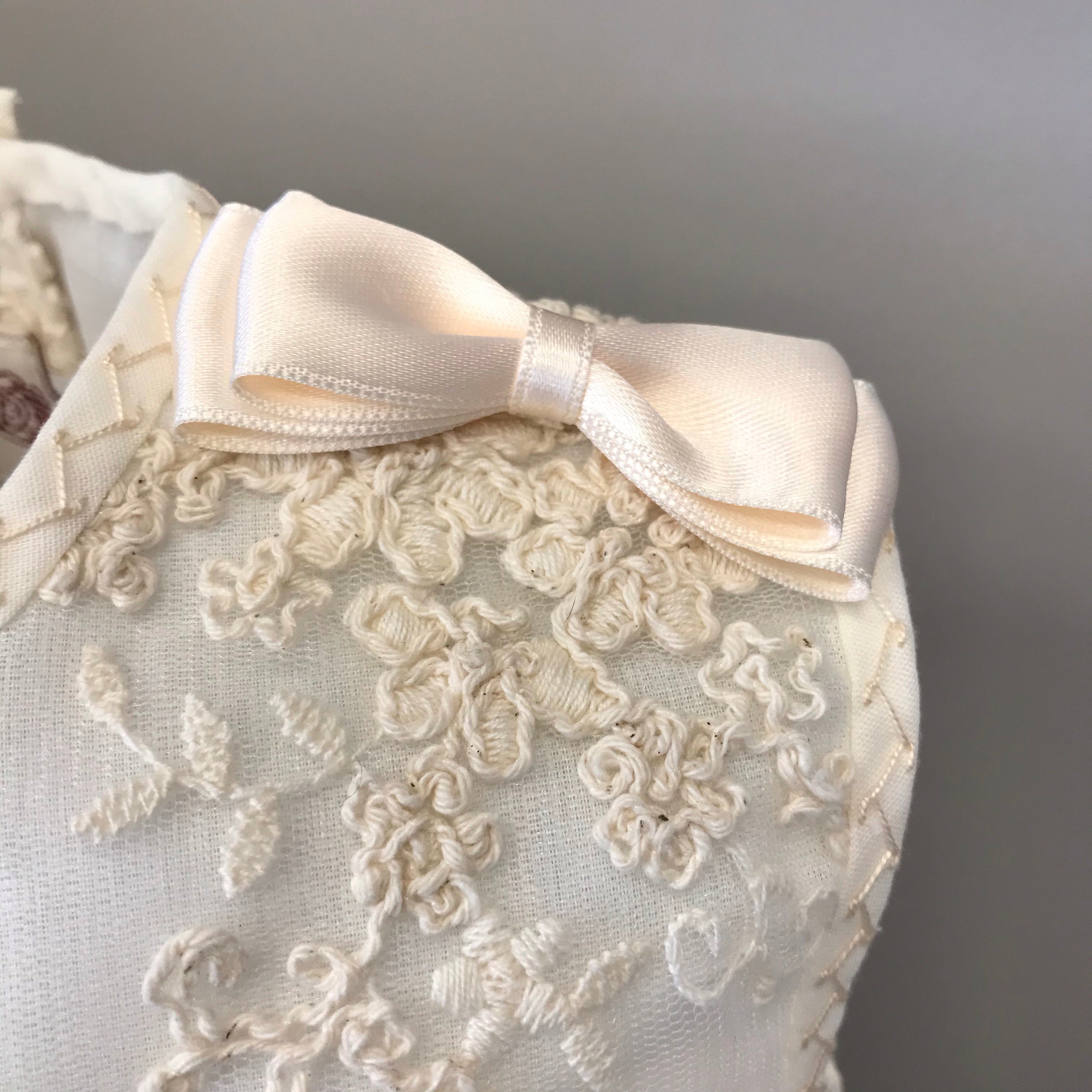 Mimosines Isabel Lace Embroidered Romper