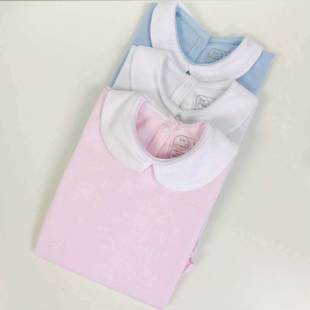 AW19 Rapife Long Sleeve Peter Pan Vest with Pique Collar