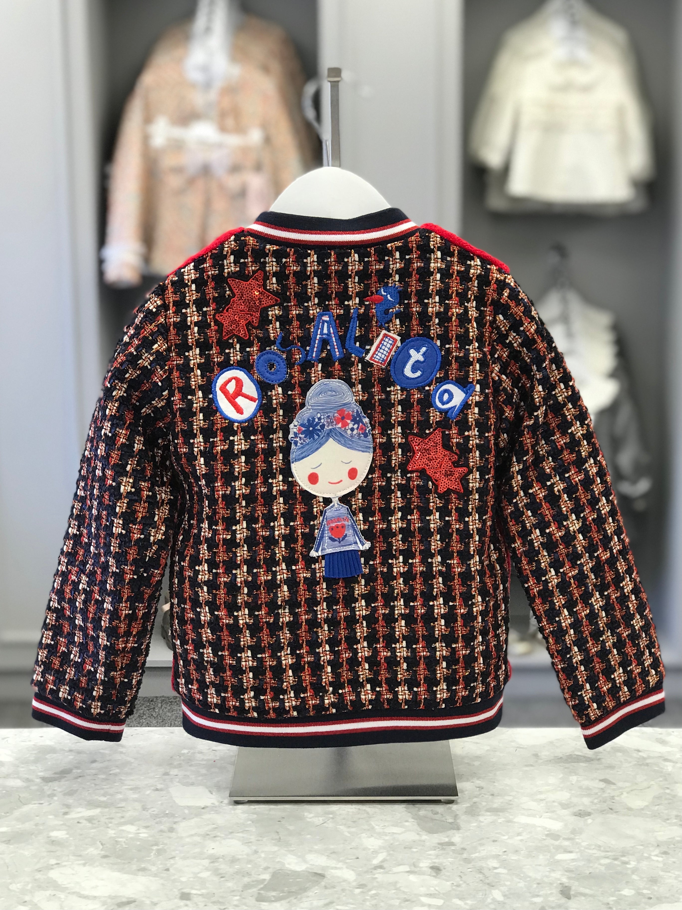 Gucci clearance tweed bomber