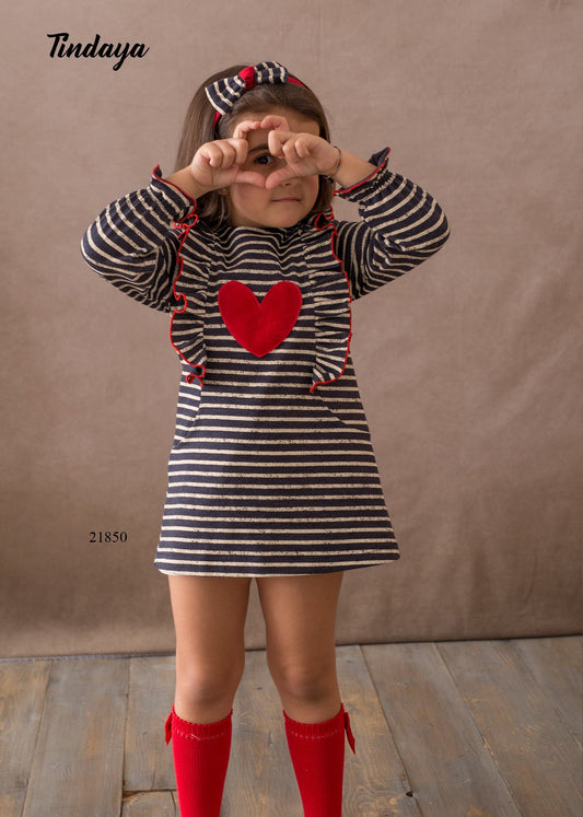 CUKA Corazon Girls A-Line Heart Dress - NON RETURNABLE