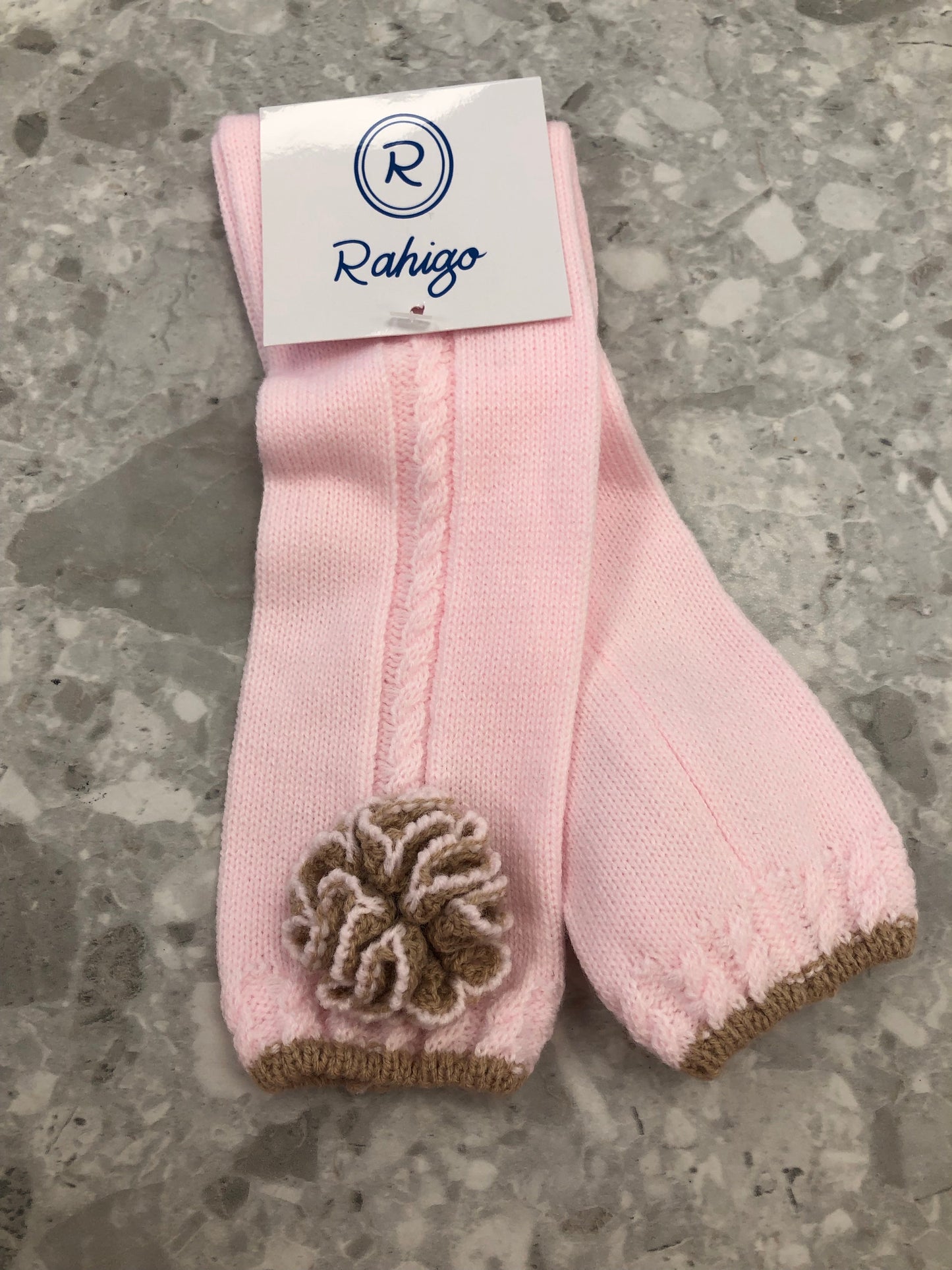 RAHIGO Pink & Camel Girls Socks