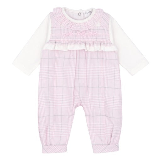 AW22 PASTELS & CO Hawthorn Pink Baby Girls Romper